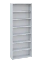 KNI 23 regál knihovnický lamino - bílá